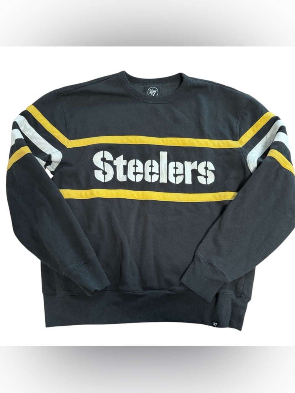47 Pittsburgh Steelers NFL Crew Neck Size Large